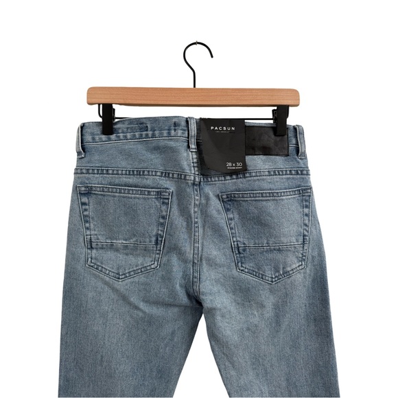 PacSun Blue Distressed Skinny Jeans - Picture 5 of 9